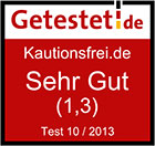 Getestet.de: Sehr Gut (1,3)
